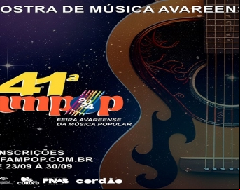 41ª Fampop está com inscrições abertas para artistas de Avaré