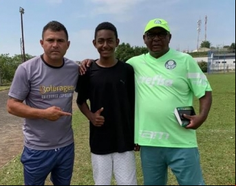 Adolescente de 13 anos é aprovado em peneira do Palmeiras em Avaré