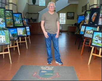 Obras de Airton Vieira encantam visitantes do Paço Municipal