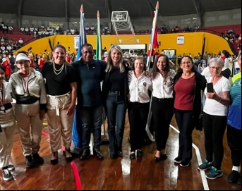 Primeira-dama prestigia abertura dos JOMI e celebra força dos idosos de Avaré